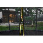 Trampolína G21 SpaceJump, 366 cm, modrá, s ochrannou sítí + schůdky zdarma