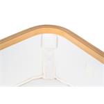 Úložný box G21 24 x 30 x 15 cm, bambusový s víkem, béžový