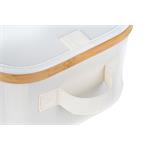 Úložný box G21 30 x 15 x 15 cm, bambusový s víkem, béžový