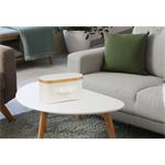 Úložný box G21 30 x 15 x 15 cm, bambusový s víkem, béžový