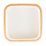 Úložný box G21 30 x 30 x 15 cm, bambusový s víkem, béžový