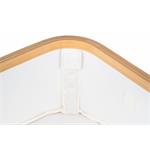 Úložný box G21 40 x 30 x 15 cm, bambusový s víkem, béžový