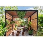 Umělá zelená stěna G21 Listo Berry, 50x50 cm