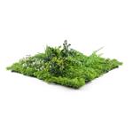 Umělá zelená stěna G21 Listo River, 50x50 cm