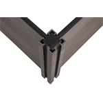 Vyvýšený záhon G21 Crop 183 x 143 x 80, WPC, Eben