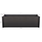 Vyvýšený záhon G21 Crop 210 x 106 x 80, WPC, Eben