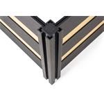 Vyvýšený záhon G21 Crop Duo 106 x 106 x 57, WPC, Cumaru - 2. jakost