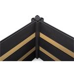 Vyvýšený záhon G21 Crop Duo 106 x 106 x 57, WPC, Cumaru - 2. jakost