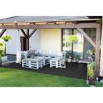 WPC dlaždice G21 Samoa, Eben, balení 1 m2