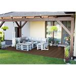 WPC dlaždice G21 Samoa Indický teak 2,3 x 30 x 30 cm