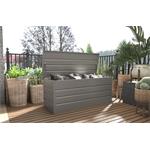 Zahradní box G21 Denver 770 L, metalický šedý plechový