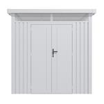 Zahradní domek G21 Atlanta 529 - 230 x 230 cm, metal silver