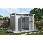 Zahradní domek G21 Atlanta 676 - 294 x 230 cm, metal silver
