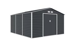 Zahradní domek G21 GAH 1300 - 340 x 382 cm, antracitový - poškozený obal