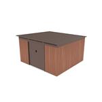 Zahradní domek G21 GRAH 1132 - 340 x 333 cm, hnědý - poškozený obal