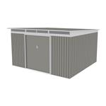 Zahradní domek G21 GRAH 1132 - 340 x 333 cm, metalický šedý 