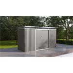 Zahradní domek G21 GRAH 483 - 340 x 142 cm, metalický šedý 