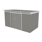 Zahradní domek G21 GRAH 700 - 340 x 206 cm, metalický šedý 