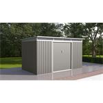Zahradní domek G21 GRAH 700 - 340 x 206 cm, metalický šedý 