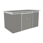 Zahradní domek G21 GRAH 700 - 340 x 206 cm, metalický šedý 