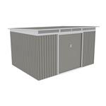 Zahradní domek G21 GRAH 915 - 340 x 269 cm, metalický šedý 