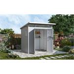Zahradní domek G21 Madison 427 - 225 x 190 cm, metal silver