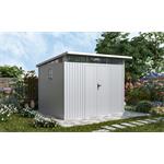 Zahradní domek G21 Madison 731 - 289 x 253 cm, metal silver