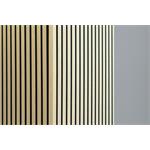 Zakončovací lišta G21 pro akustický panel, hikora