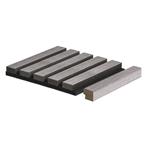 Zakončovací lišta G21 pro akustický panel, šedý dub