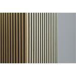 Zakončovací lišta G21 pro akustický panel, teak