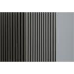 Zakončovací lišta G21 pro akustický panel, tmavě šedý dub