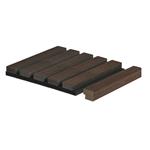 Zakončovací lišta G21 pro akustický panel, tmavý ořech