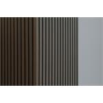 Zakončovací lišta G21 pro akustický panel, tmavý ořech