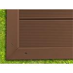 Zakončovací lišta G21 třešeň, 4,5 x 4,5 x 300 cm, WPC