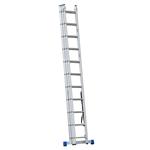 Žebřík G21 třídílný 7,6m 3x11 příček - 2. jakost